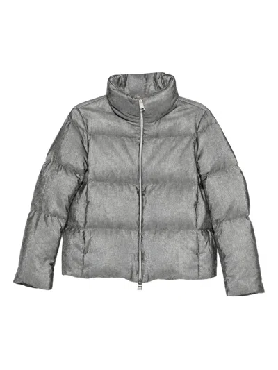 Herno Women Velvet Short Down Jacket