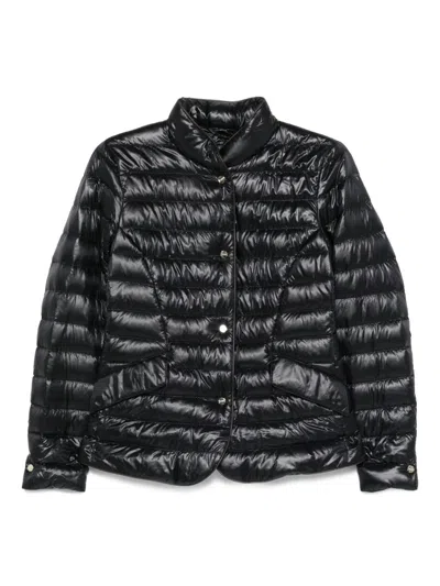 HERNO HERNO WOMENS BLACK QUILTED DOWN JACKET