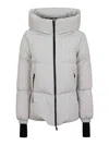 Herno Women's Quilted Hooded Down Jacket In White