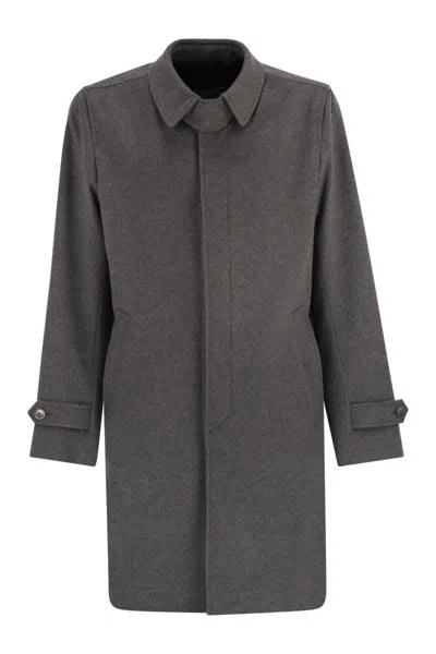 HERNO HERNO WOOL AND CASHMERE COAT