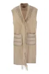 Herno Women Wool And Cashmere Sleeve Coat