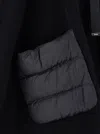 Herno Wool And Nylon Cape In Black