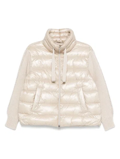 HERNO HERNO WOOL AND NYLON DOWN JACKET