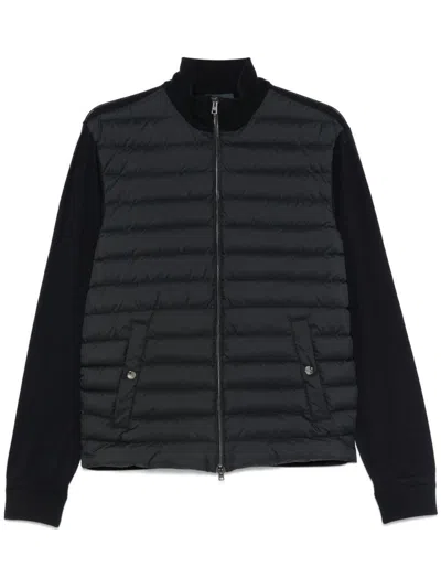 Herno Panelled Jacket In Blue