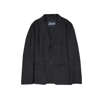 HERNO WOOL BLAZER JACKET