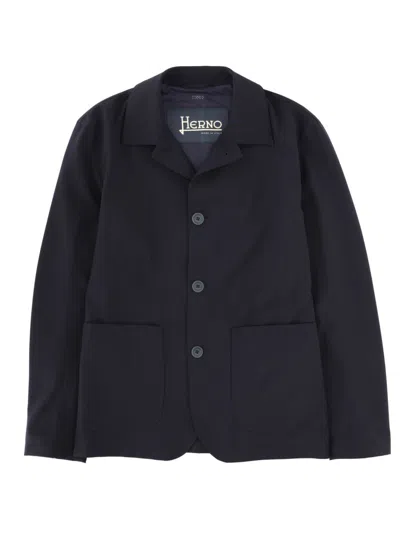 HERNO WOOL BLEND BLAZER