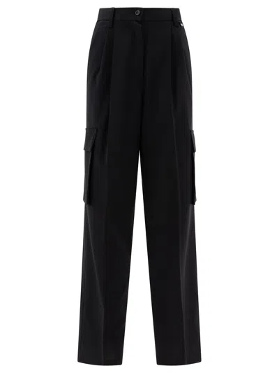 HERNO HERNO WOOL BLEND CARGO TROUSERS