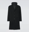 Herno Coat In New Velour And Ecoage In Black