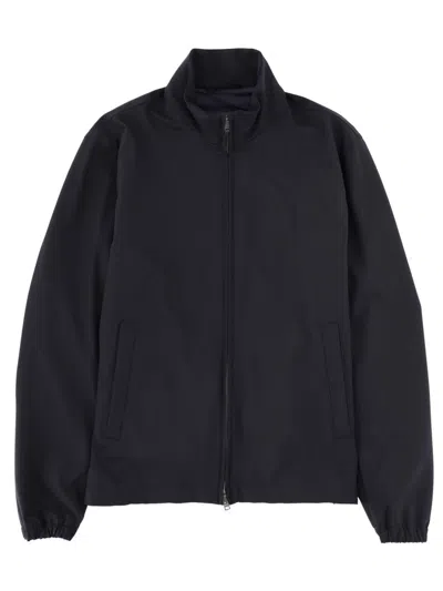 Herno Wool Blend Sports Jacket In Blue