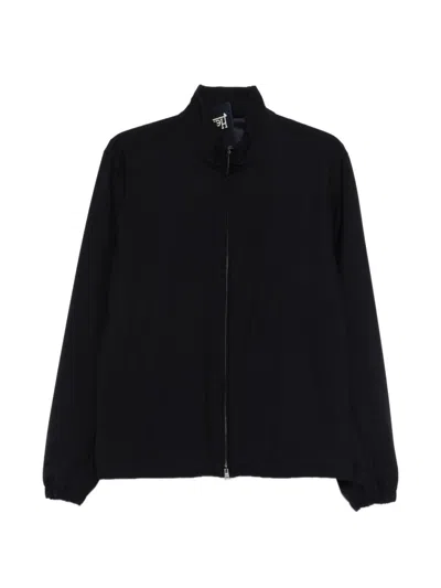 Herno Wool Blend Sports Jacket In Blue