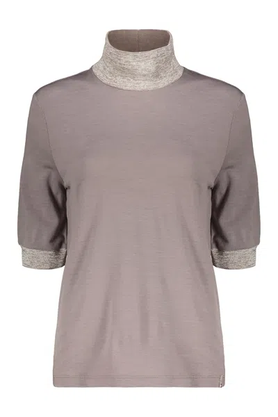 Herno Wool Blouse In Pink