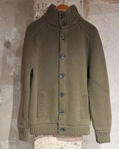Herno Resort Man Jacket Military Green Size 42 Wool