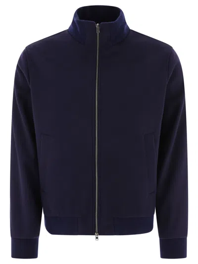 HERNO WOOL BOMBER JACKET JACKETS