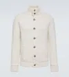 Herno Resort Wool Cardigan In Bianco