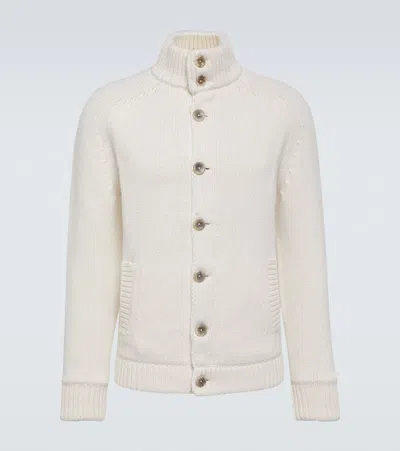 Herno Resort Wool Cardigan In Grey
