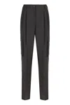 Herno Cargo Trousers In Soft Wool