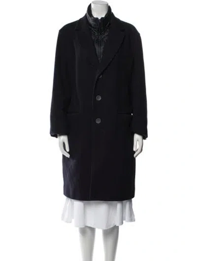 Pre-owned Herno Wool Coat In Blue