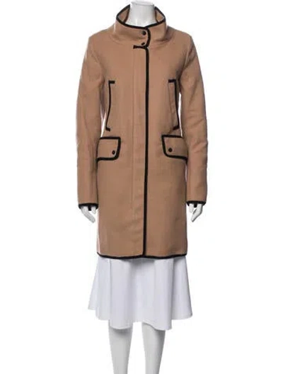 Pre-owned Herno Wool Coat In Brown