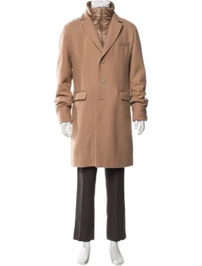 Pre-owned Herno Wool Coat In Brown