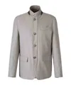 Herno Wool Coat In Gray