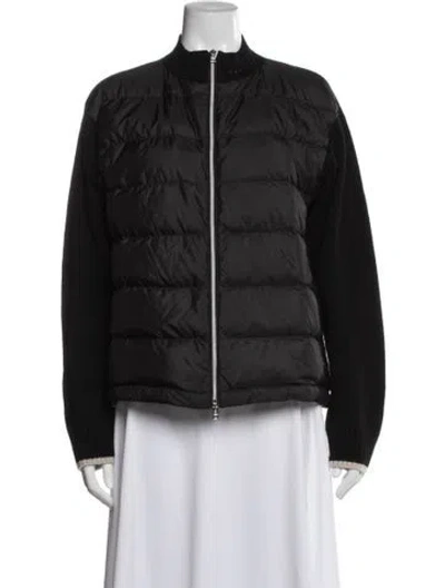 Pre-owned Herno Wool Down Jacket In Black