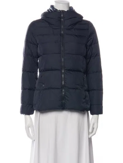 Pre-owned Herno Wool Down Jacket In Blue