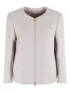 Herno Chantilly Sequin-embellished Jacket In Neutrals