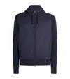 Herno Men Padded Hooded Jacket In Blue