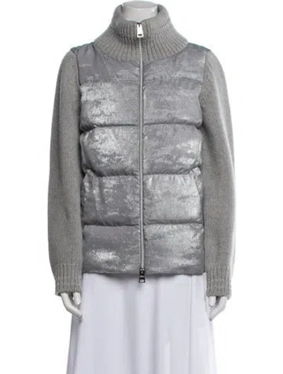 Pre-owned Herno Wool Jacket In Gray