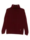 Herno Wool Jumper In Red