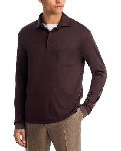 Herno Wool Polo In Brown