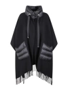 Herno Wool Resort Poncho In Black