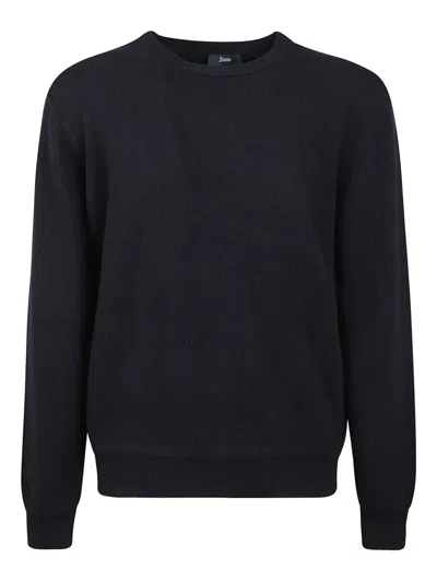 Herno Wool Sweater In Blue
