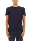 Herno Wool T-shirt In Blue