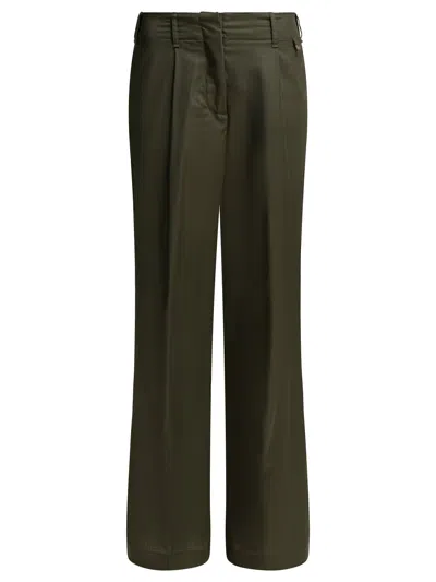 Herno Wool Tailored Trousers Trousers Green