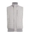 HERNO WOOL-TRIM PADDED GILET