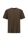 Herno Wool T-shirt In Brown
