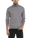 Herno Wool Turtleneck Sweater In Gray
