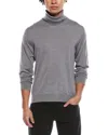 Herno Wool Turtleneck Sweater In Gray