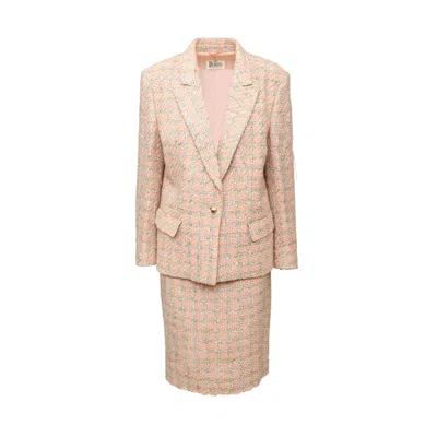 Herno Wool Tweed Set - '80s In Pink