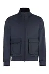 HERNO WOOL ZIPPED JACKET