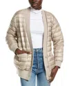 Herno Wool-trim Down Jacket In Neutral
