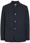 Herno Single-breasted Blazer In Blue
