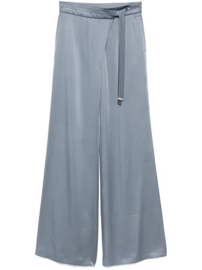 Herno Wrap Trousers In Blue