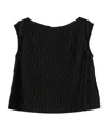 Herno Wrinkled Effect Tank Top In Black