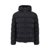 Herno Ylon Microfiber Goose Down Jacket In Black