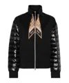 Herno Yoga Padded Bomber Jacket In Black