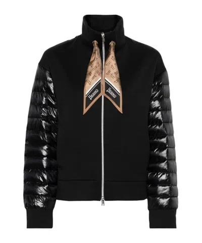 HERNO YOGA DOWN BOMBER JACKET
