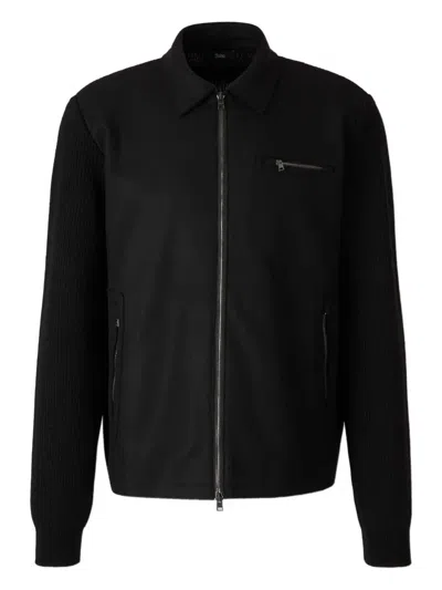 HERNO ZIP CASHMERE CARDIGAN