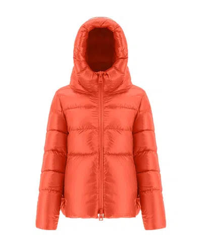 Herno Zip-fastening Padded Jacket In Red